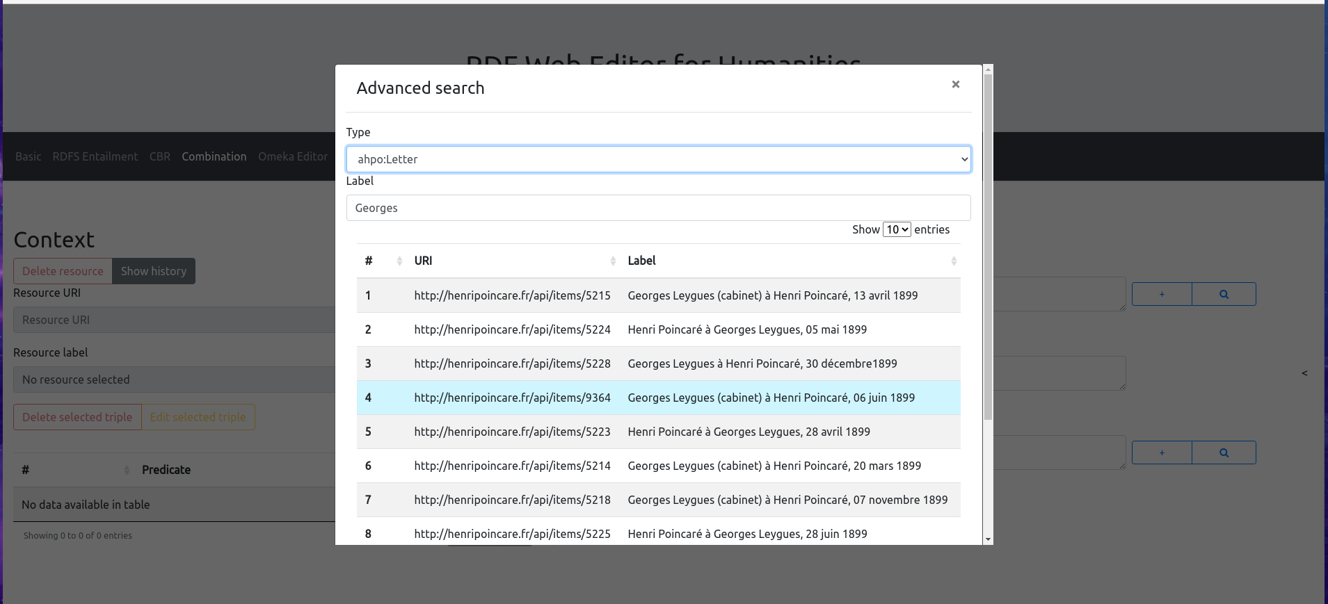 Image illustration du projet RDF Web Editor for Humanities